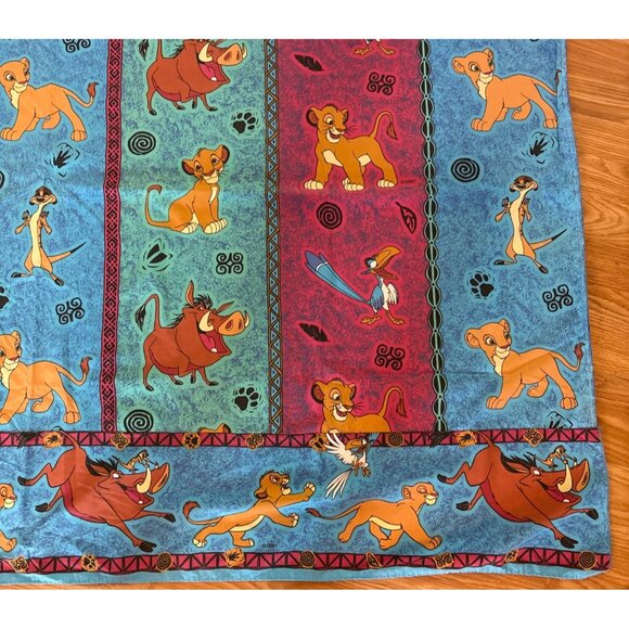 The Lion King Twin Fitted and Flat Sheet Set Rare Pattern 90's - Picture 3 of 6